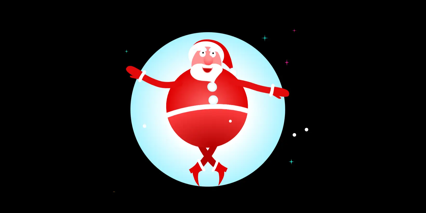 Dancing Santa